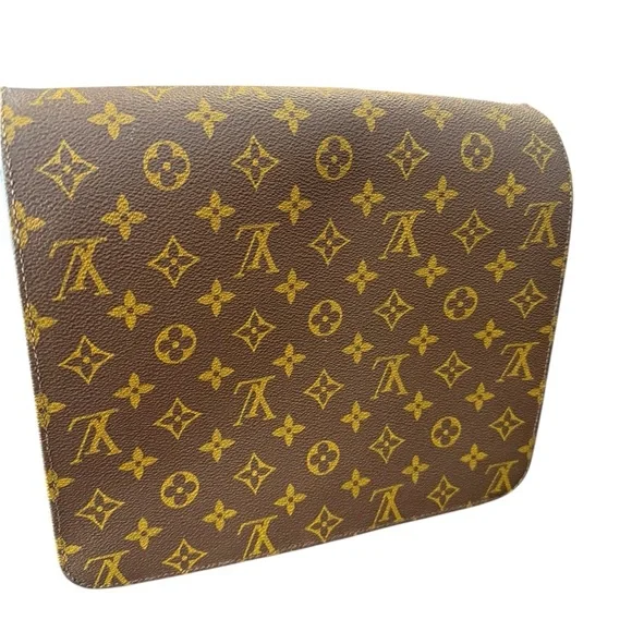 Louis Vuitton Monogram Vintage Cartouchière-Style Crossbody Shoulder Bag - Picture 2 of 11